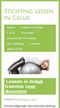 Mobile Screenshot of lesseningeluk.nl